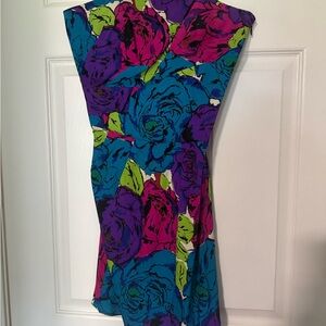 Betsey Johnson Vibrant Floral Mini Dress
